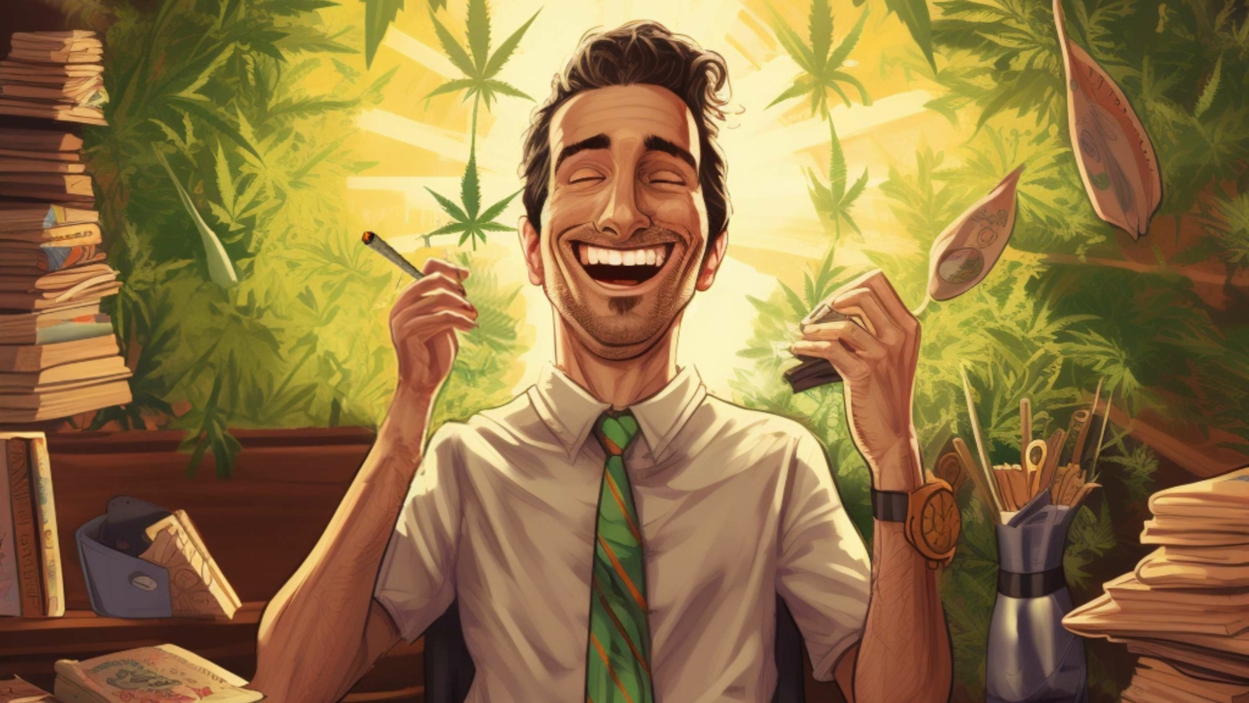 Indacloud. A Professional Looking Man High On Weedstoned At His C1F19C1A Ffa0 43C4 9Cc7 47